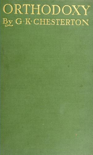 Cover of Orthodoxy