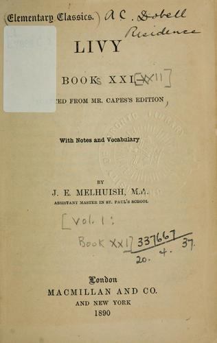 Cover of Ab urbe condita