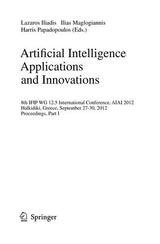 Cover of Artificial Intelligence Applications and Innovations
