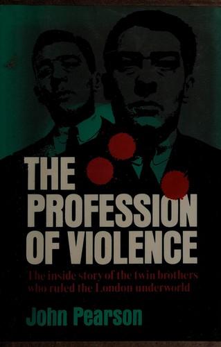 Cover of The profession of violence