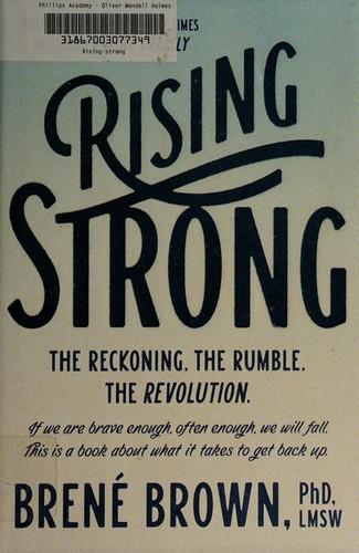 Cover of Rising strong